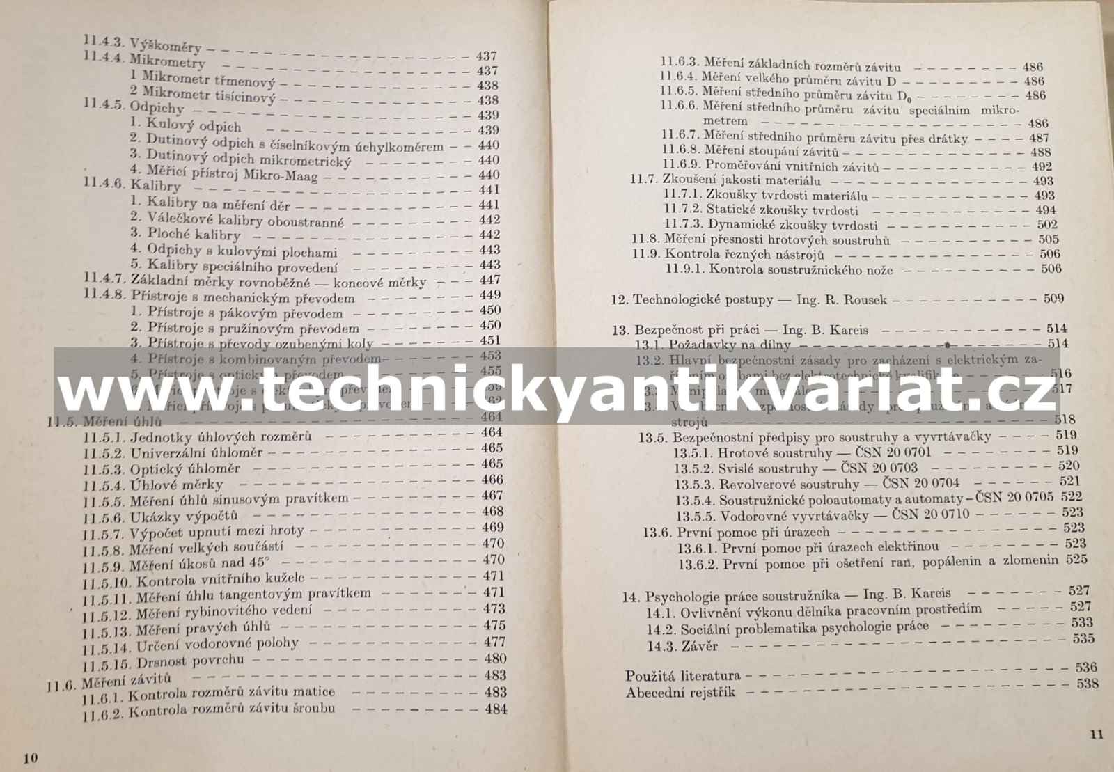 Kvalifikační příručka soustružníka - Rousek, Kareis (1978)