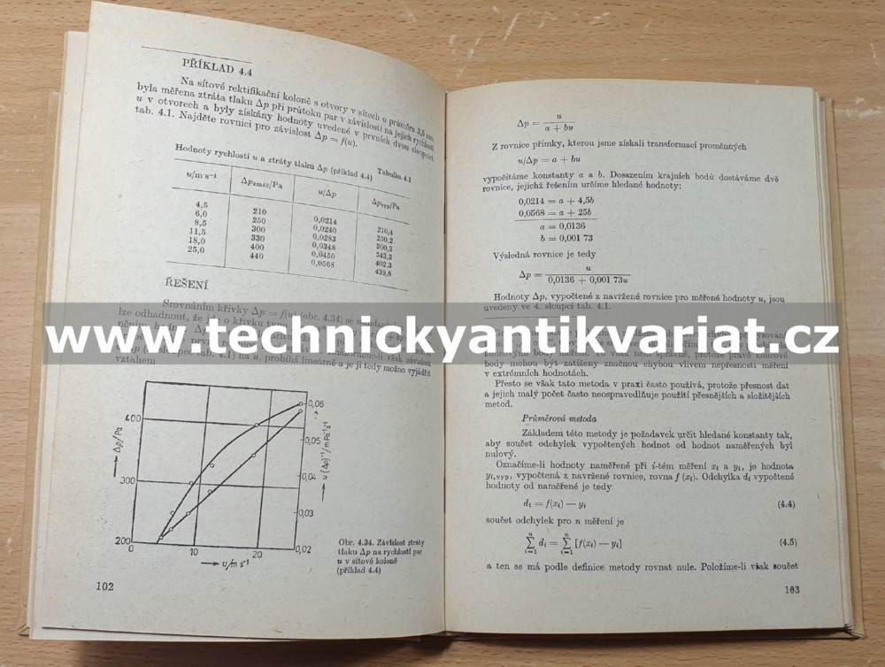 Vyhodnocování měření a početní metody v chemickém inženýrství - Pechoč (1981)