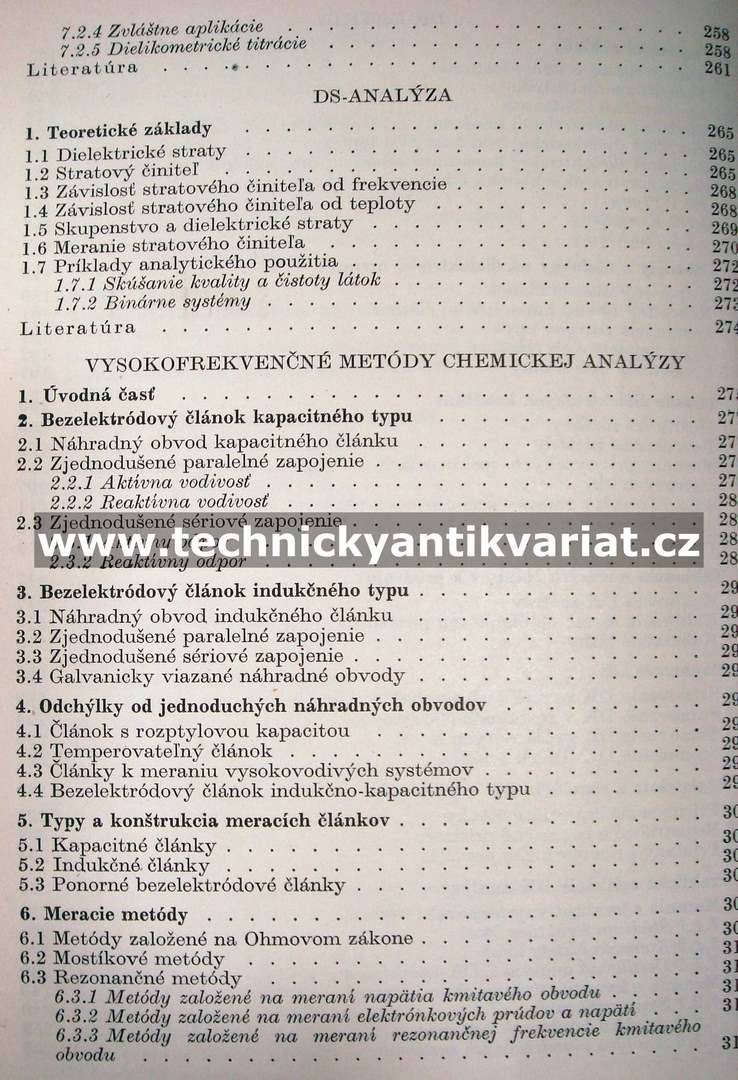Vodivostné a dielektrické merania v chemickej analýze
