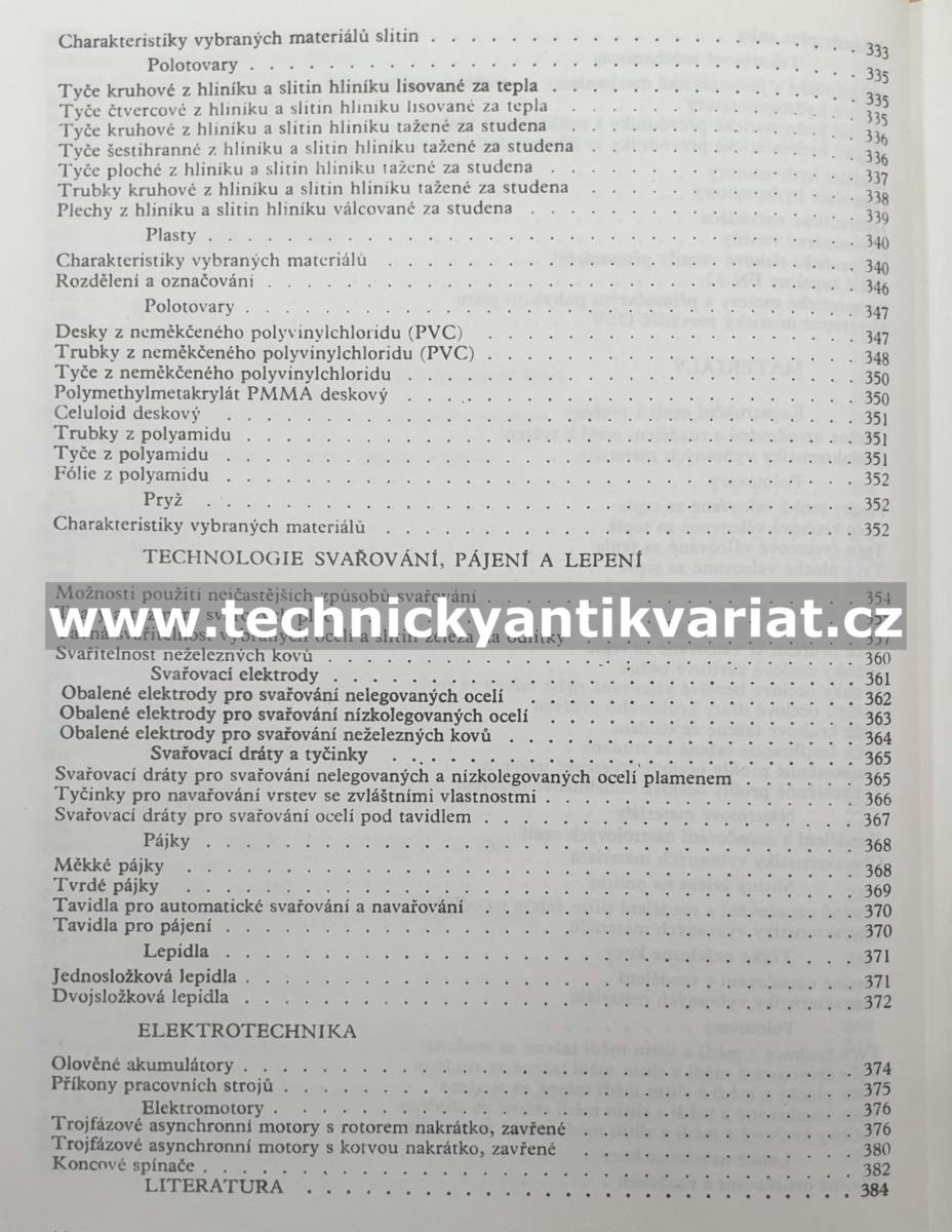 Strojnické tabulky pro SPŠ nestrojnické - Pavel Vávra (1989)