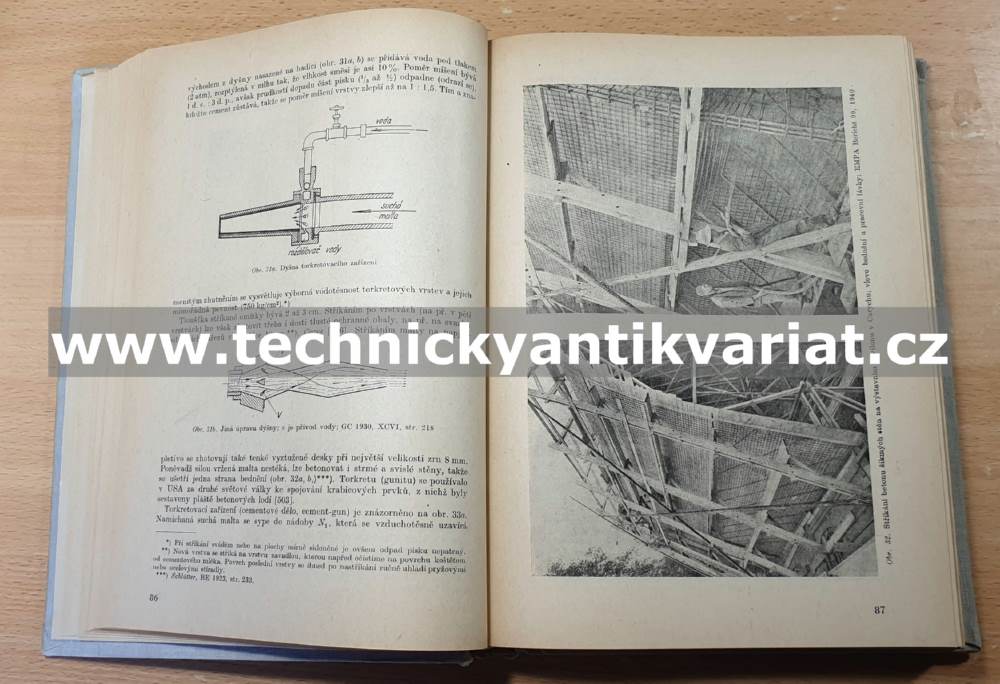 Technologie betonu II. Složení malt a betonů, jejich výroba a kontrola - S. Bechyně (1957)