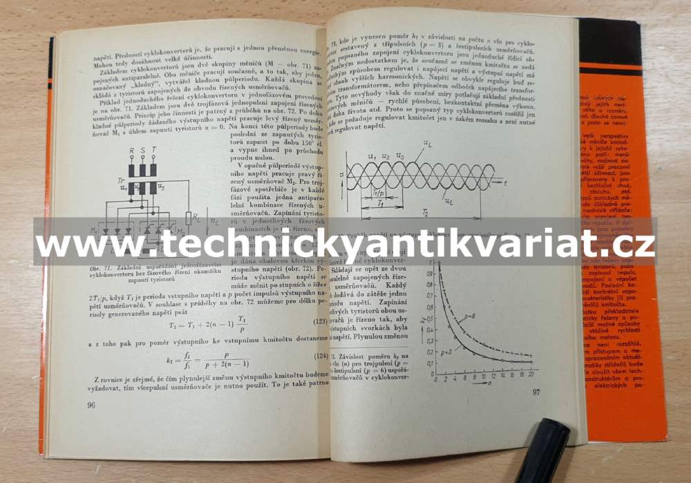 Tyristorové měniče kmitočtu pro regulaci motorů s velkou otáčivou rychlostí - Sandler, Avvakumova, Kudrjavcev, Nikolskij (1973)