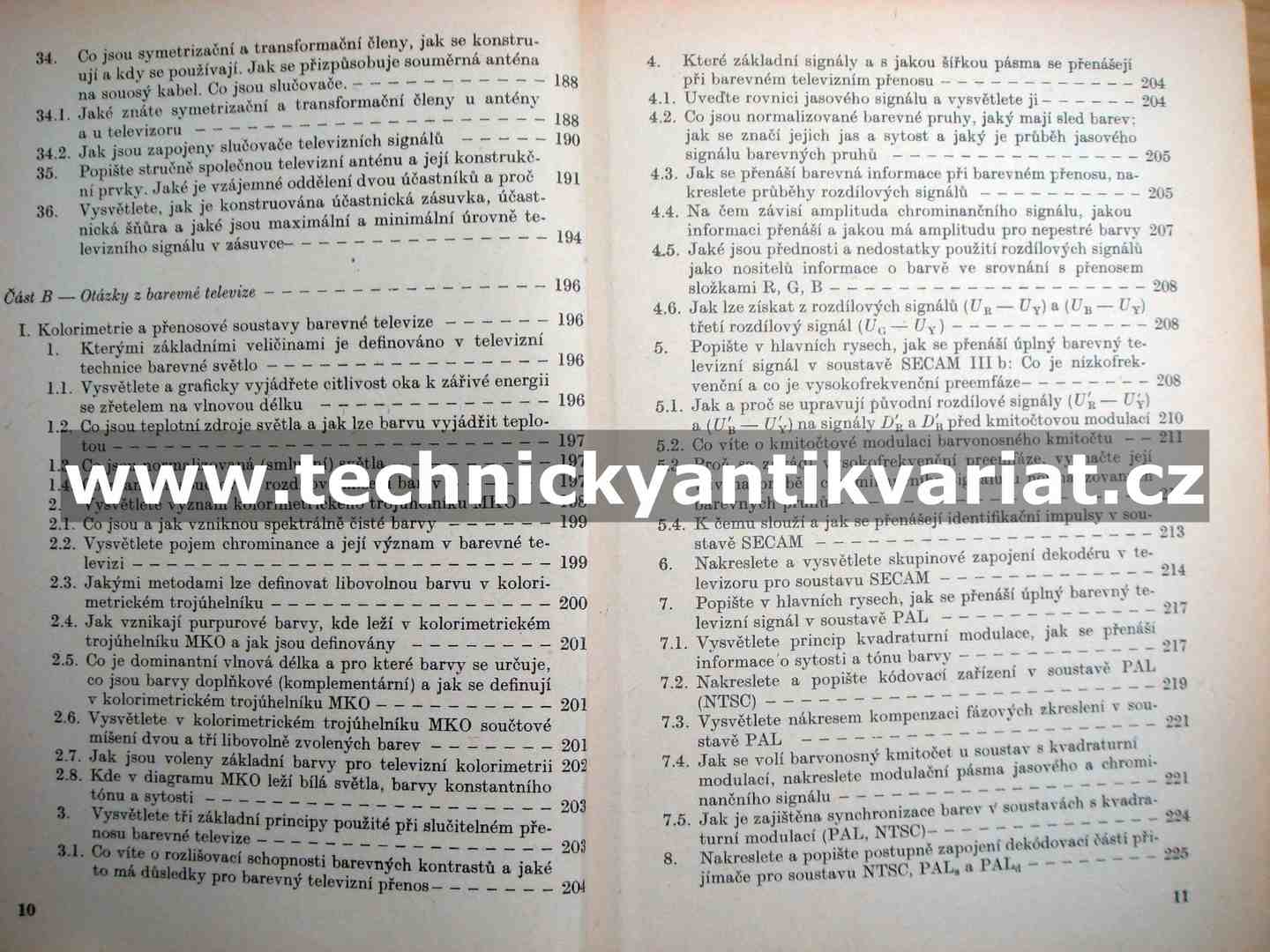 Příprava na kvalifikační zkoušky televizních mechaniků