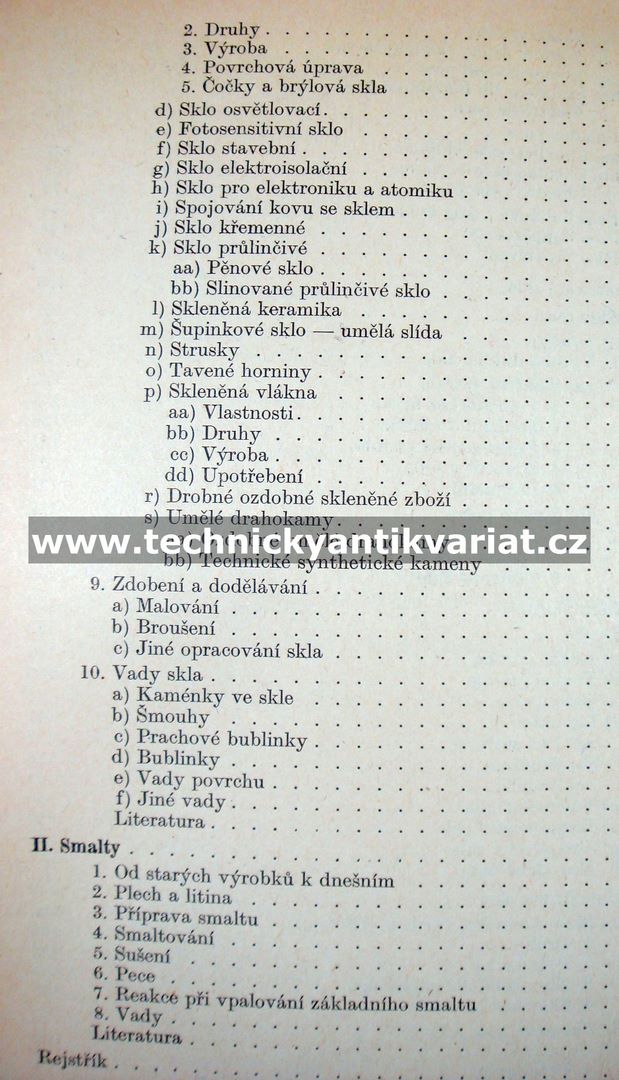 Sklářství a keramika IV. Sklo a smalty - Rudolf Bárta