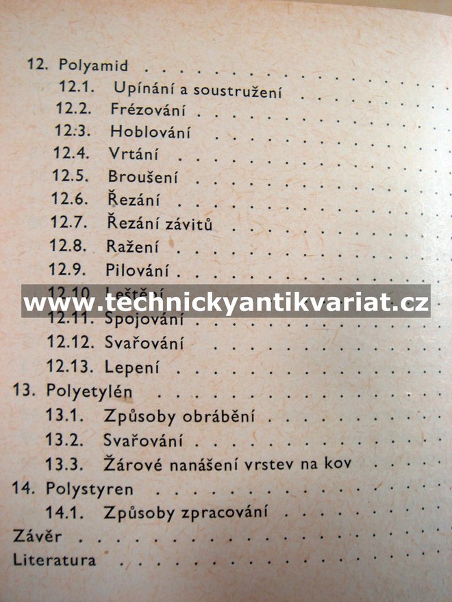 Obrábění plastických hmot - František Rybář