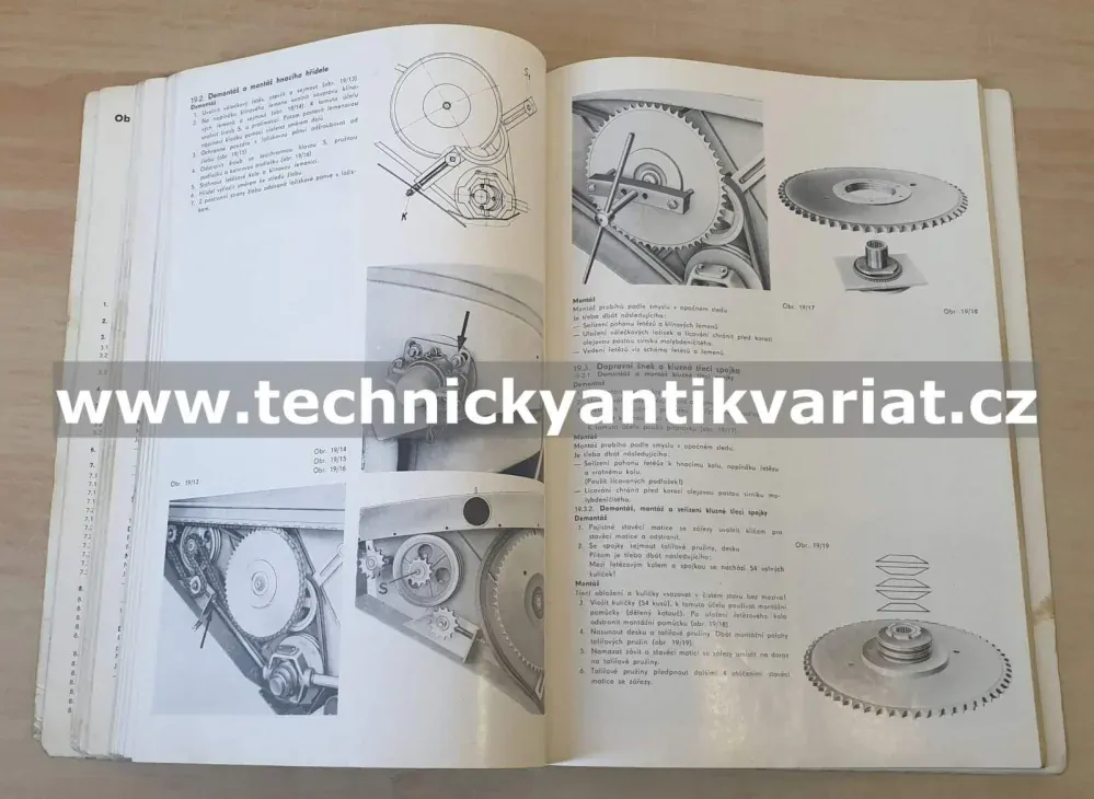 Žací řádkovač E301 - Servisní příručka