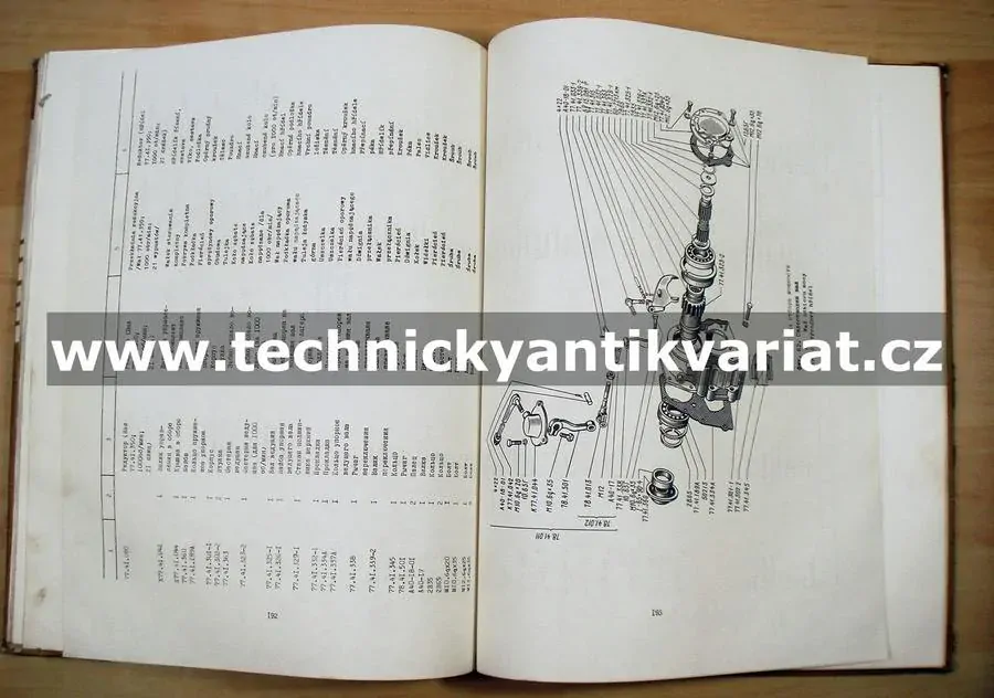 DT 75MB - katalog součástí a montážních jednotek