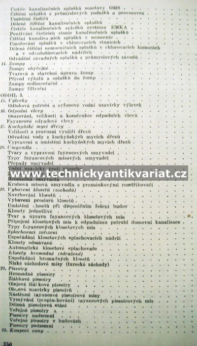 Domovní kanalisace - Antonín Skrbek (1951)