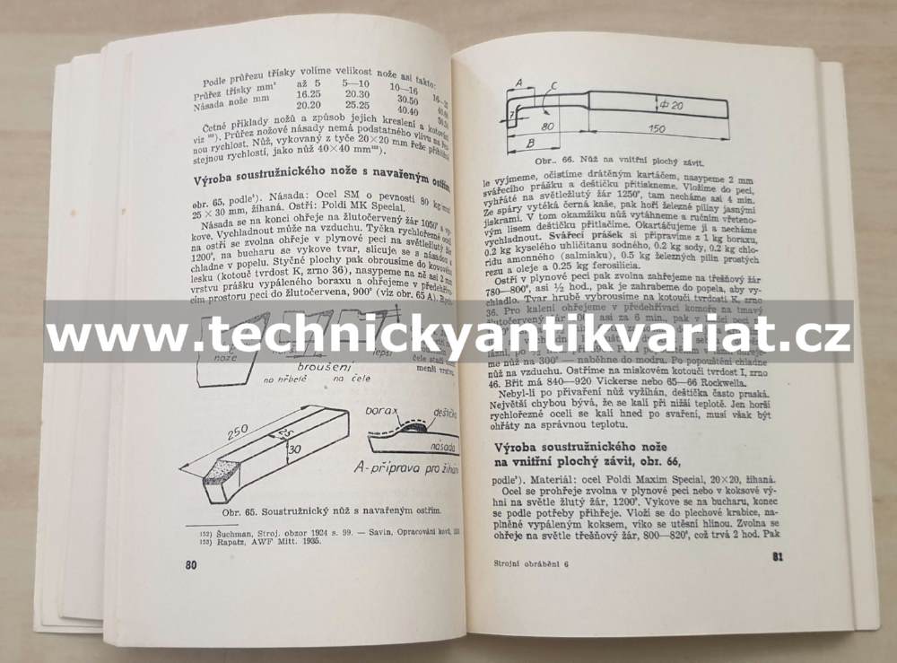 Strojní obrábění - B. Dobrovolný 1939