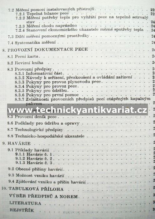 Příručka pro topiče průmyslových pecí - F. Švec (1975)