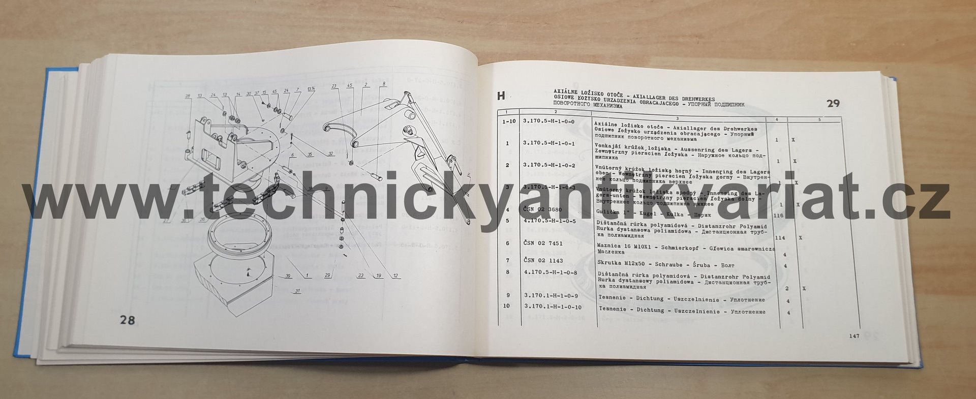 HON 053 - katalog náhradných dielov (1972)