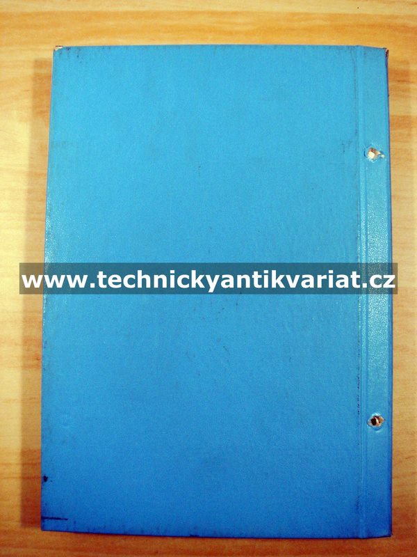 DESTA 1622 - katalog náhradních dílů (1971)