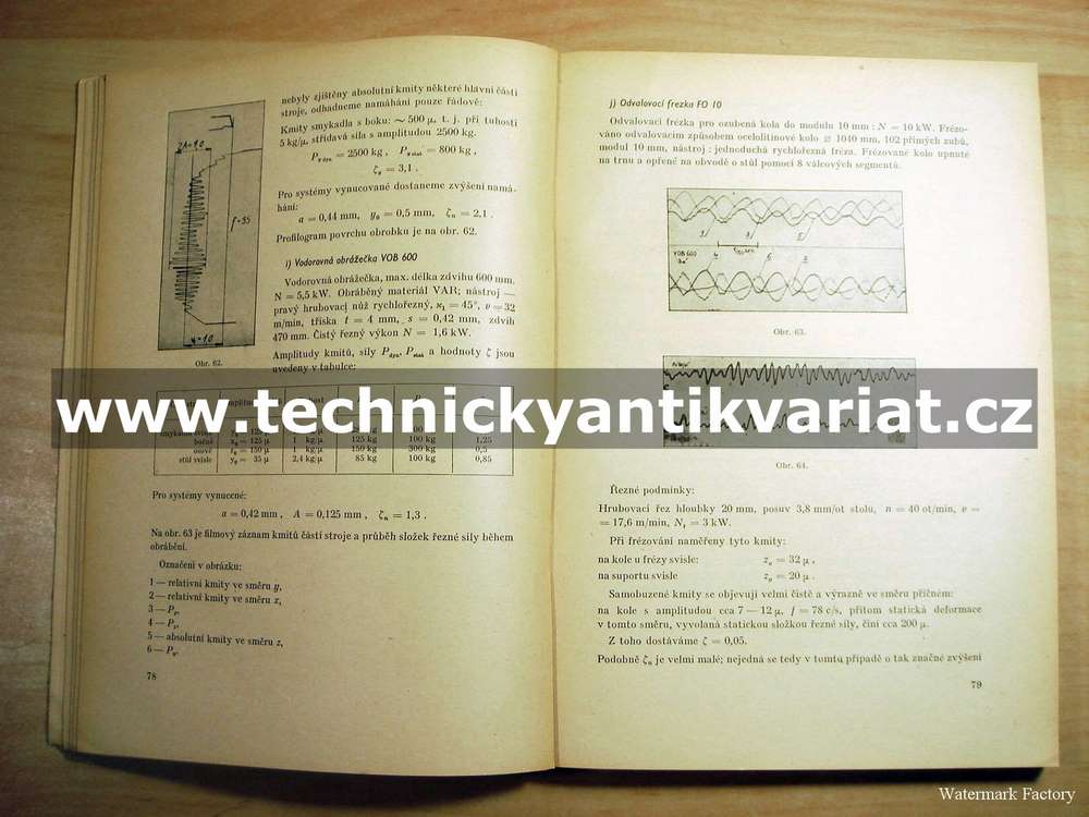Samobuzené kmity v obráběcích strojích - Tlustý, Špaček (1954)