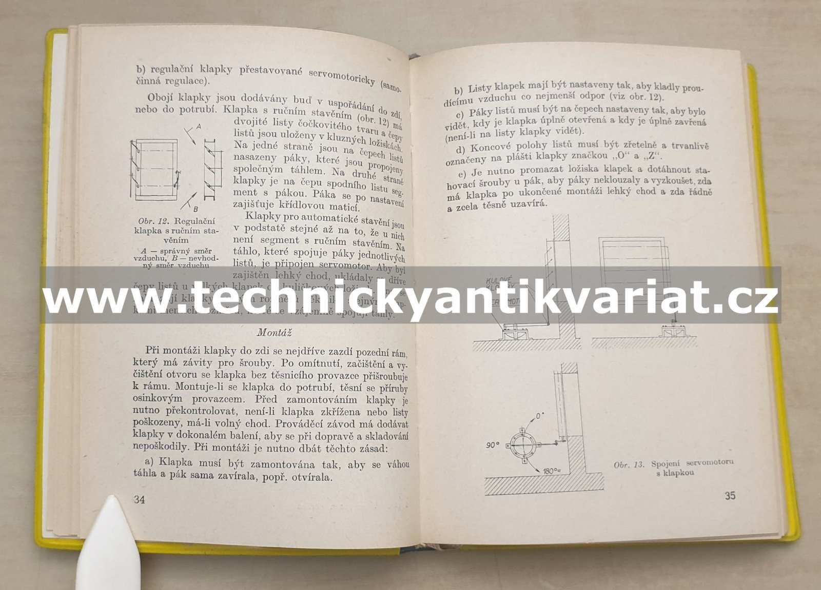 Montáž, provoz a údržba vzduchotechnických zařízení - Paleček (1961)