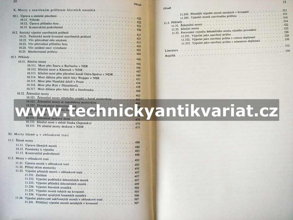 Plnostěnné ocelové mosty trámové - Faltus (1965)
