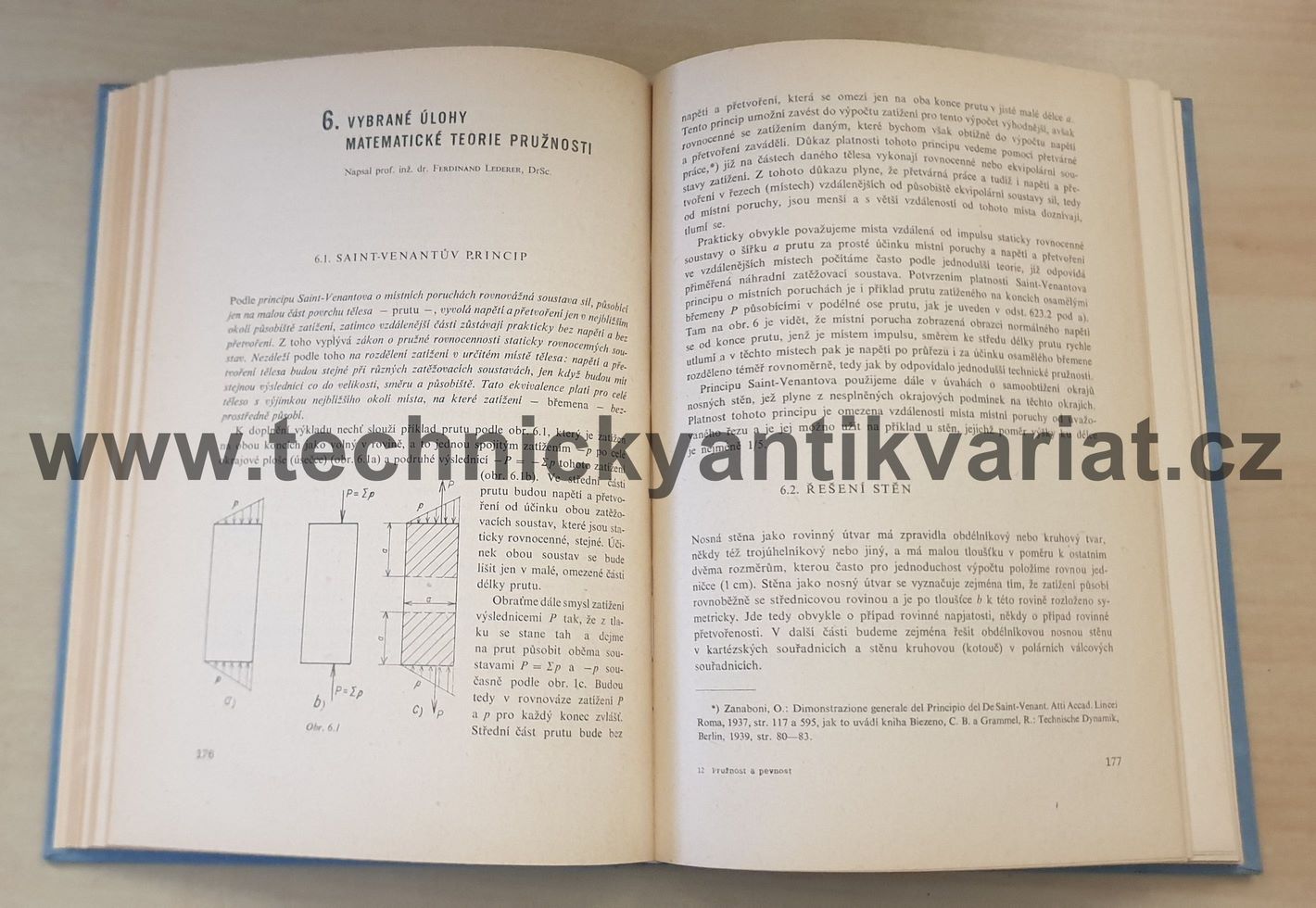 Pružnost a pevnost ve stavitelství II.Základy matematické teorie pružnosti - Servík (1965)