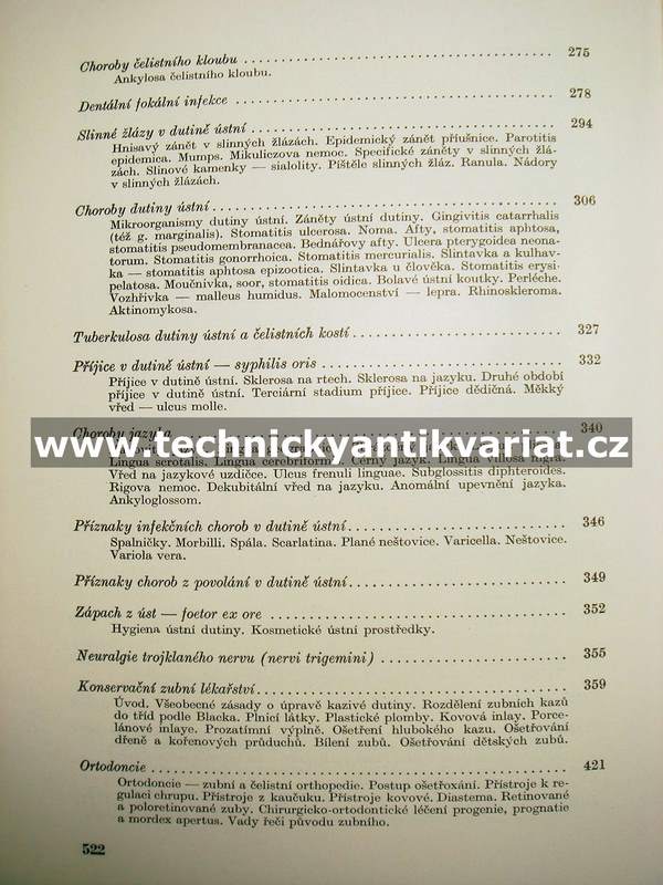 Nauka o nemocech zubních a ústních - František Kostečka (1948)