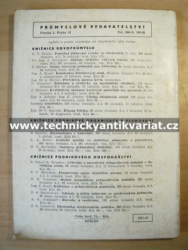 Výkonné způsoby hotovení závitů - M.I.Basov (1951)