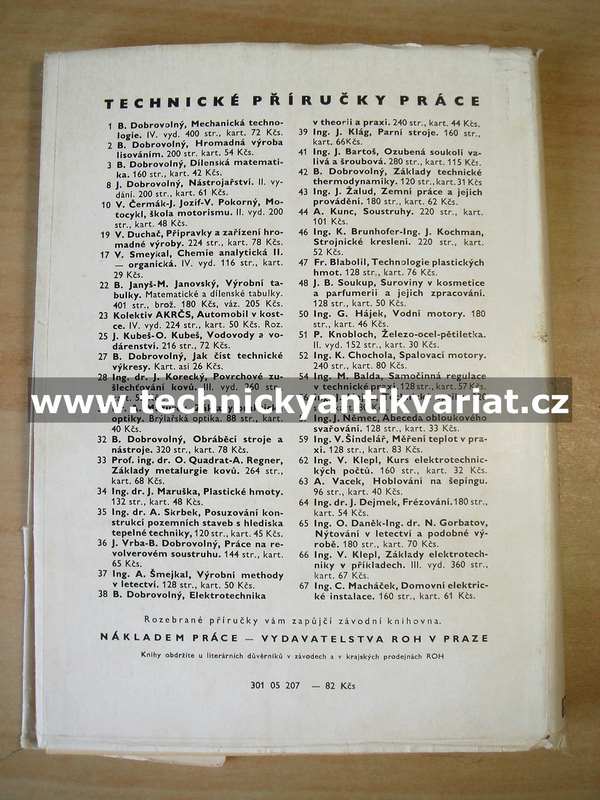 Závity a šrouby - Antonín Václavovič (1951)