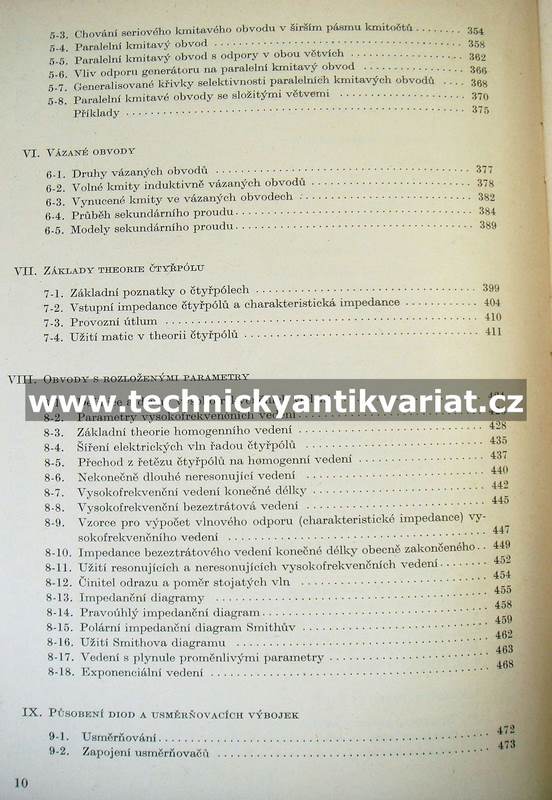 Vysokofrekvenční elektrotechnika I - J. Stránský (1956)