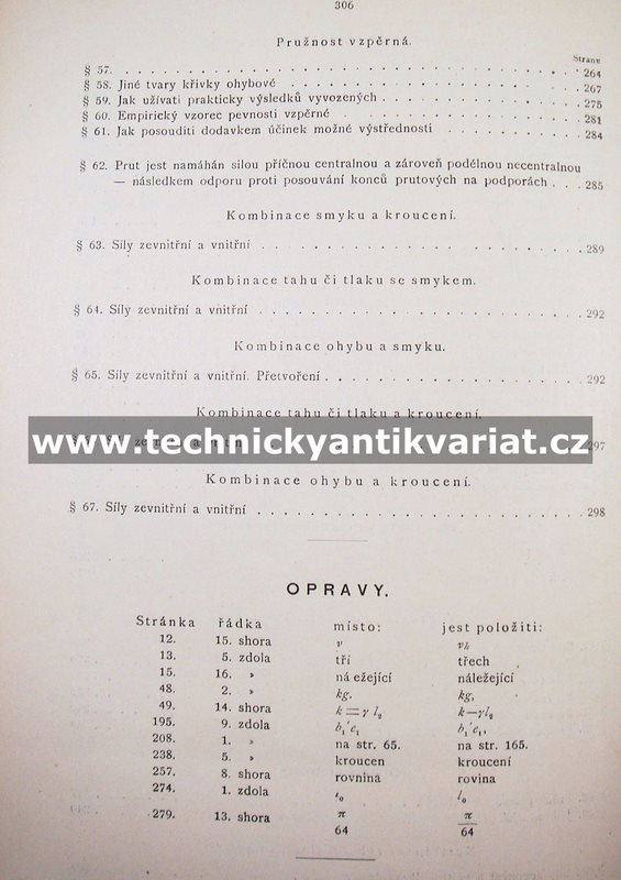 Základy technické nauky o pružnosti a pevnosti I. Josef Šolín (1904)