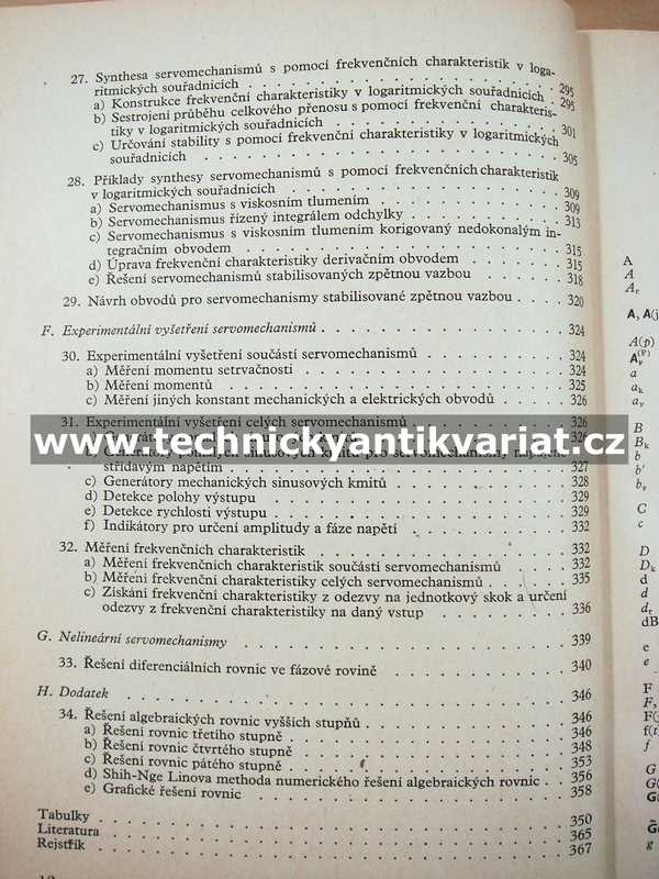 Servomechanismy - Zdeněk Trnka (1954)