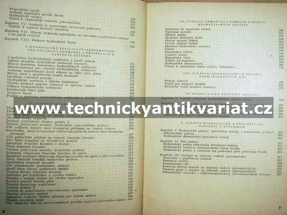 Hydraulické zařízení v letadlech I.,II. - Bašta (1957)