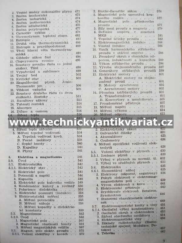 Základy technické fysiky II. - (1954)