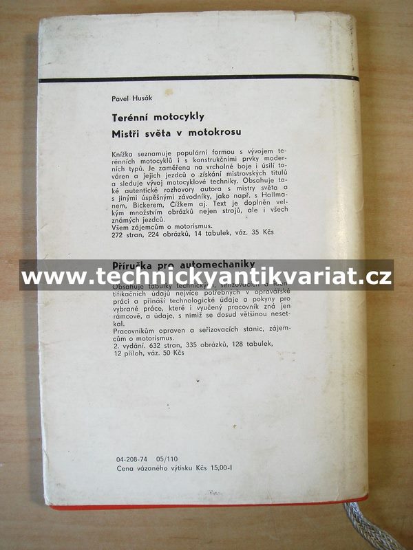 Upravujeme motocykl pro závod - Pavel Husák (1974)