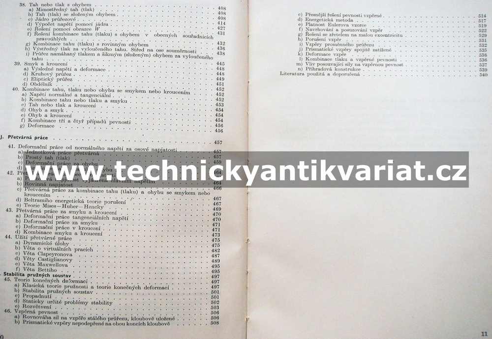 Nauka o pružnosti a pevnosti I. Technická pružnost - Jan Ducháček (1957)