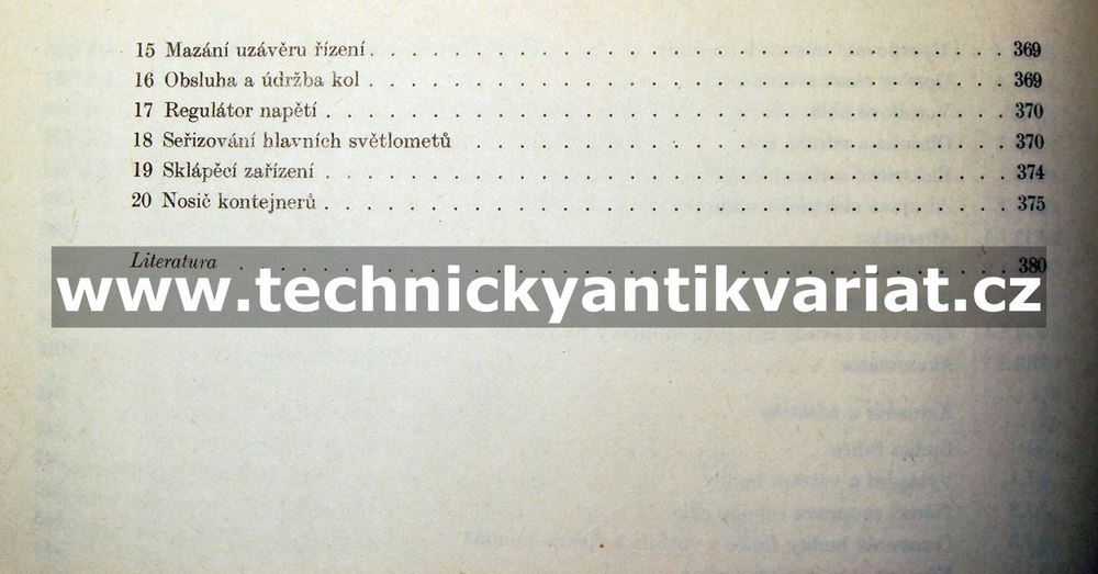 Avia A30, A15, A20, A31, A21 - údržba, obsluha a opravy - Trpkoš (1989)