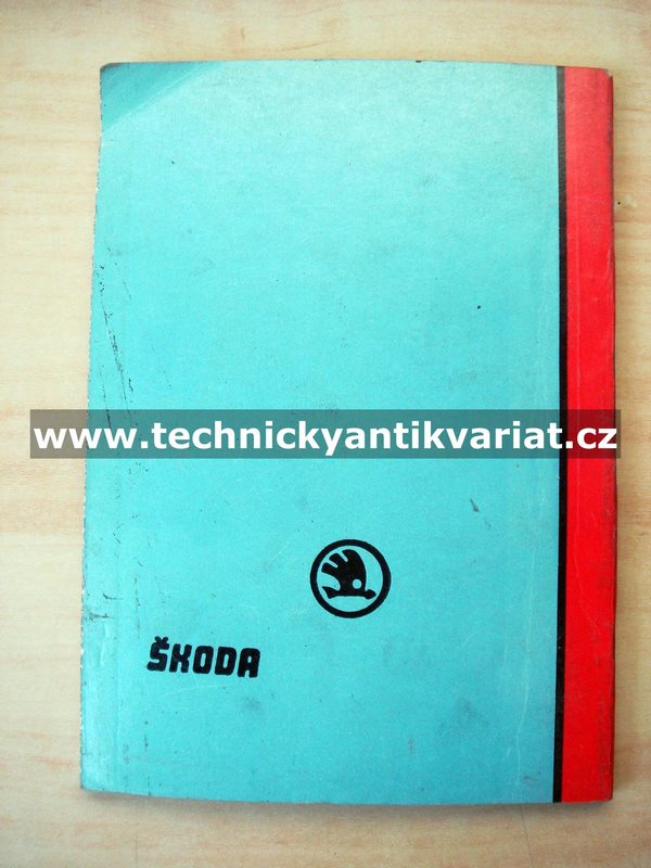 Škoda 100, 100L, 110L, 110LS - návod k obsluze (1974)