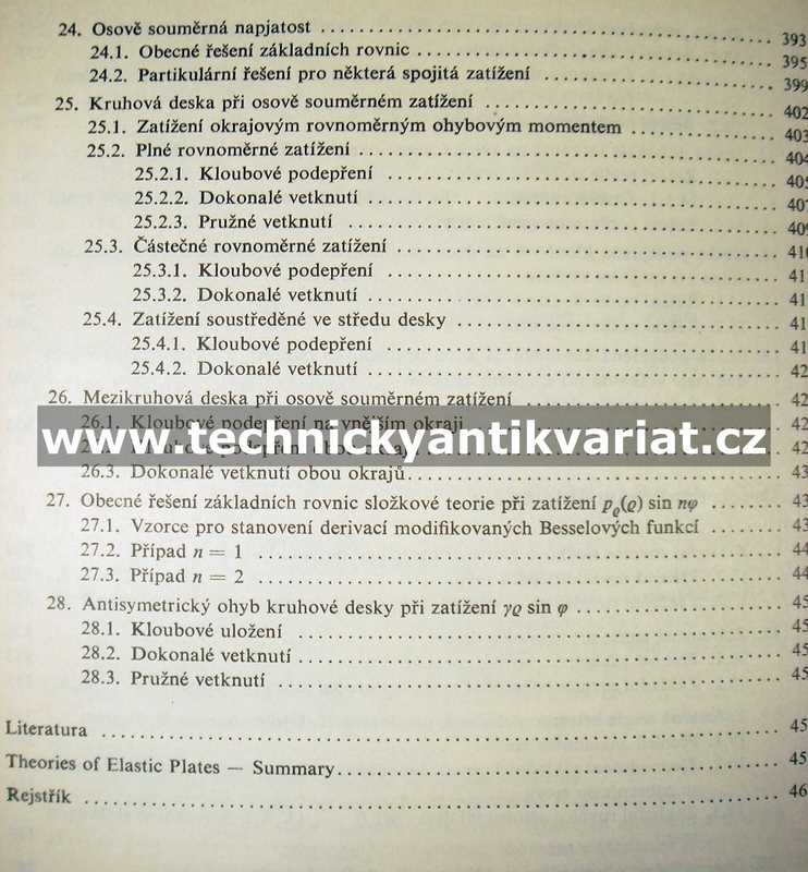 Teorie průžných desek - Vladimír Panc (1970)