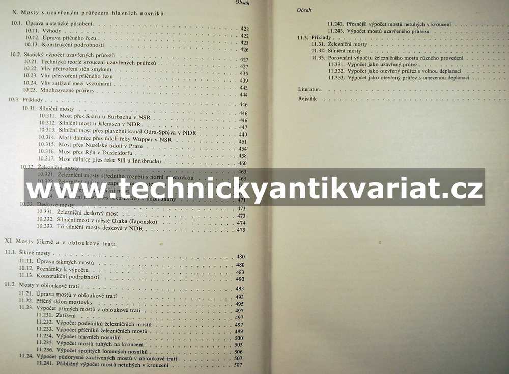 Plnostěnné ocelové mosty trámové - Faltus (1965)