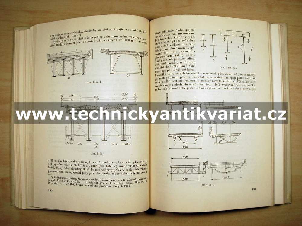 Betonové mosty trámové a rámové (1954)