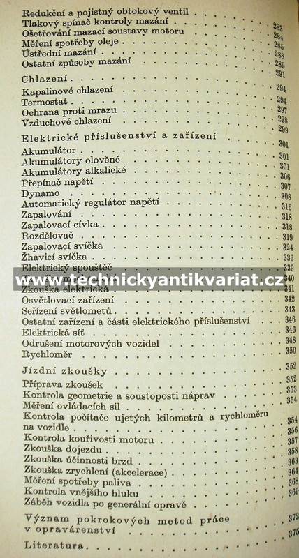 Opravy, zkoušení a seřizování motorových vozidel - Ivo Bernard (1966)
