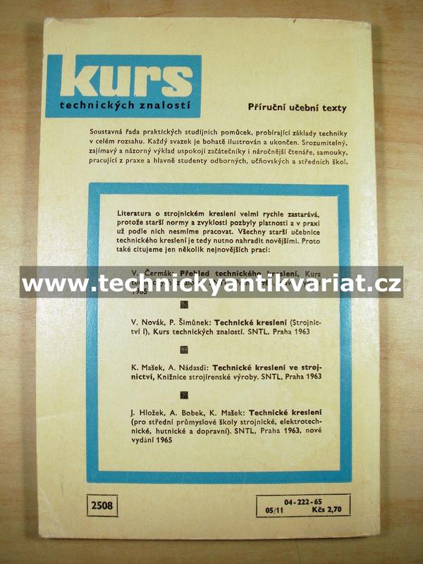 Kurs 90 Technické kreslení ve strojnictví (1965)