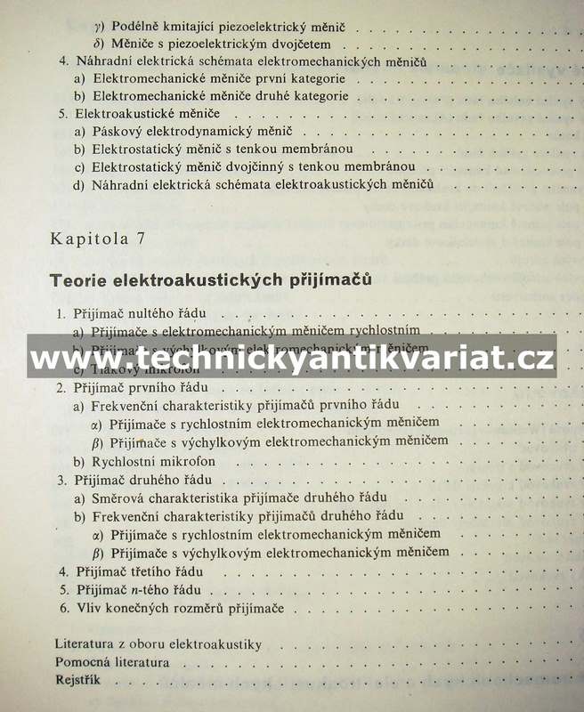 Teoretické základy elektroakustiky - Josef Merhaut (1976)