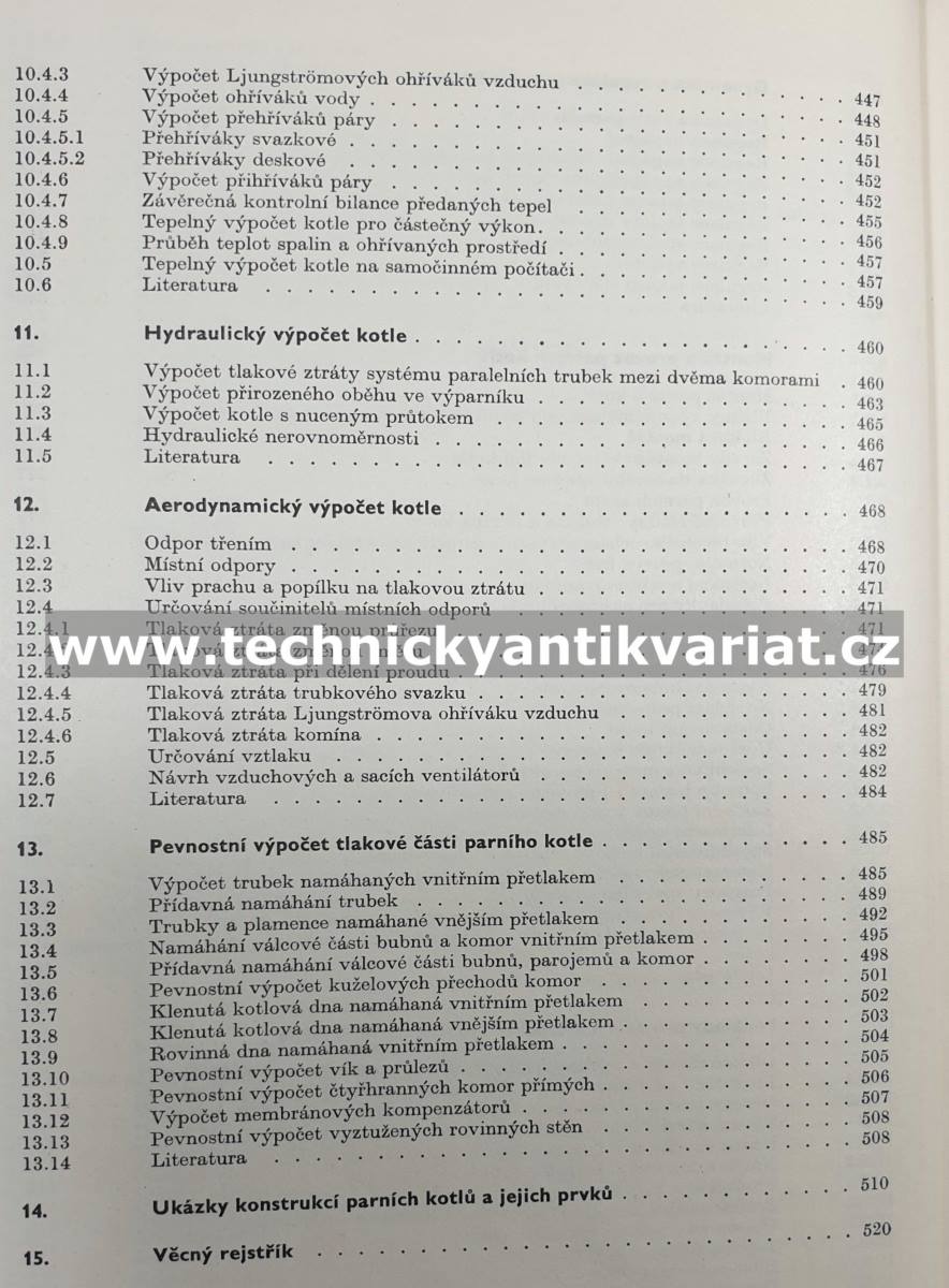 Parní kotle a spalovací zařízení (1975)