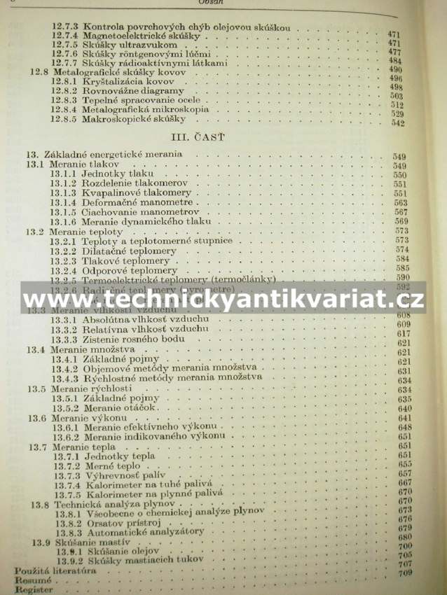 Meranie v strojárstve - Vysloužil, Zelko (1962)