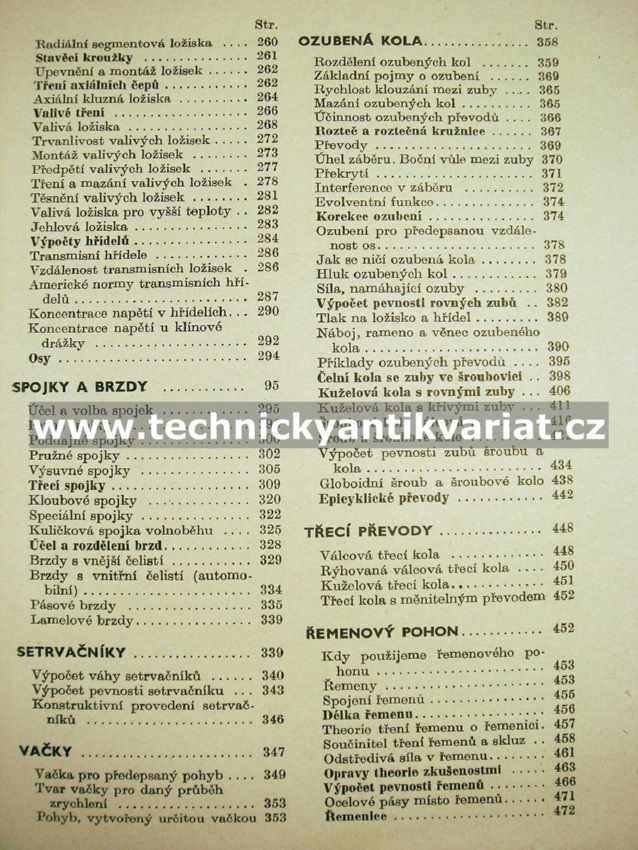 Výpočty a konstrukce - části strojové - B. Dobrovolný (1948)