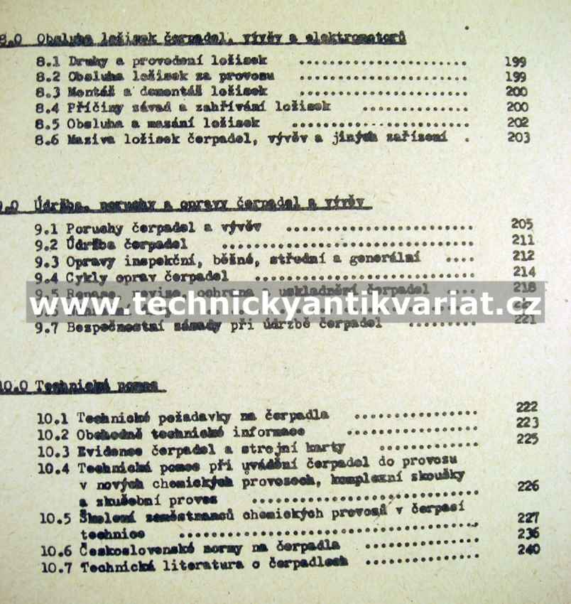 Čerpadla v chemických provozech - Antonín Hubner