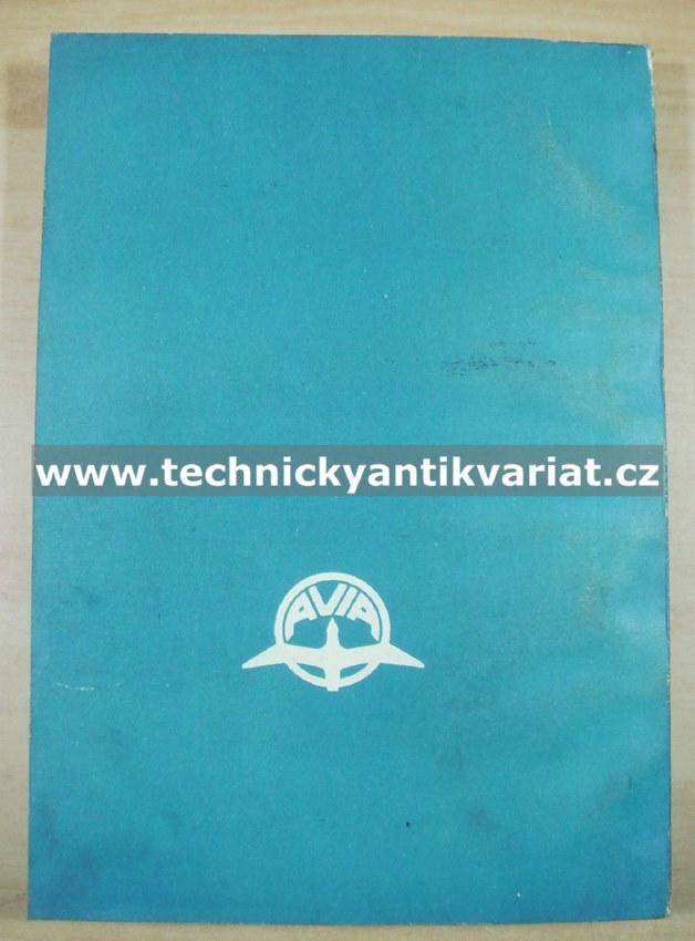 Avia A31 - dílenská příručka (1987)