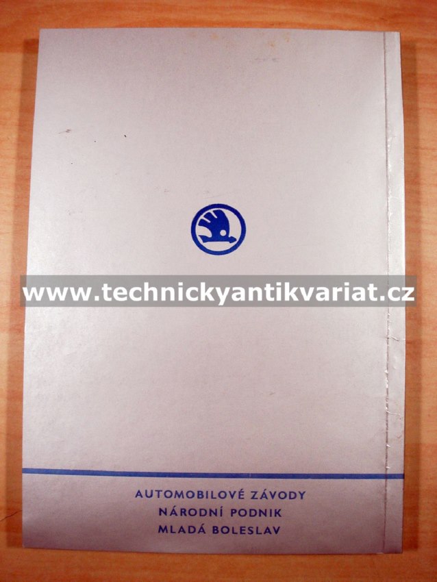 Škoda 105 120 130 Garde Rapid - dílenská příručka (1987)