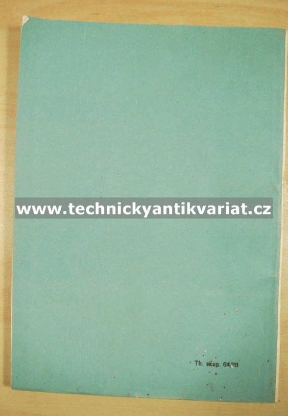 Traktor TDT40M - návod k obsluze (1964)