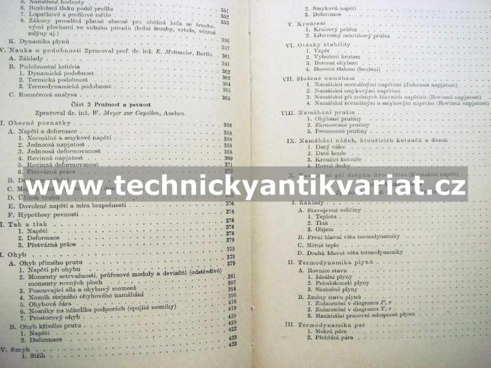 Inženýrská příručka pro stavbu strojů I. - Dubbel (1961)