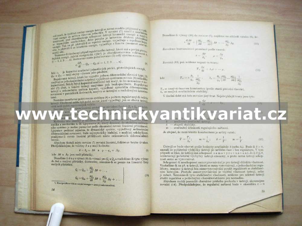 Automatické řízení letadlových motorů - V.A. Bodner (1954)