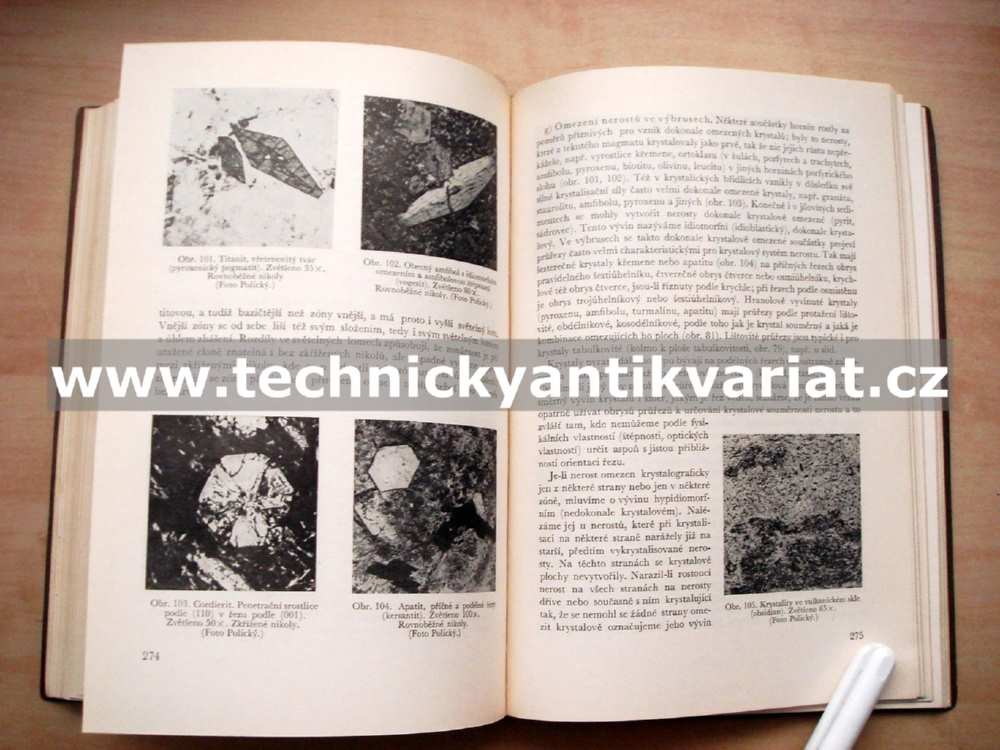 Příručka pro určování nerostů - Rosický, Kokta (1961)
