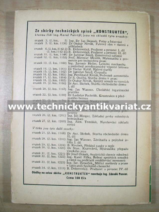 Návrhy základů strojů - Alex. Tomášek (1947)