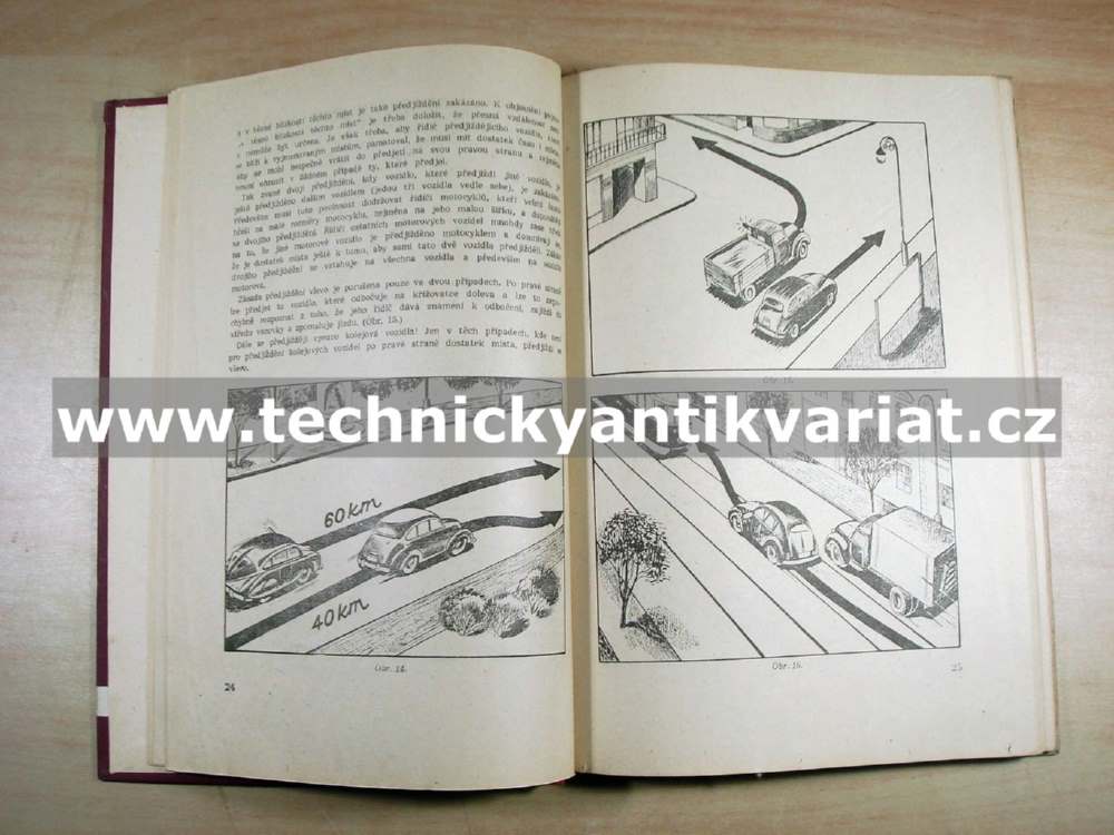 Učebnice předpisů silničního provozu - Srnec, Vinš (1955)